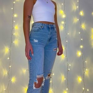 PacSun Ripped Mom Jeans